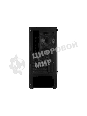 Компьютерный корпус MidTower Aerocool/Formula Quantum-G-BK-v2 черный без Б/п, ATX 3FRGb Fan on front panel