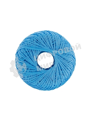 Шпагат полипропиленовый Сибртех 1200 текс, 1,7 мм, L 400 м, синий