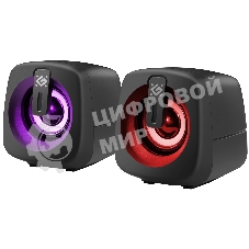 Компьютерная акустика Defender J1 6Вт, подсветка, питание от USB