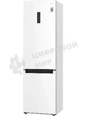 Холодильник LG GA-B509LQYL белый двухкамерный 277/107л морозилка снизу, No Frost