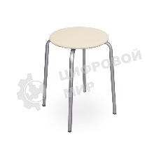 Табурет НИКА Эконом ТЭ2/СК слоновая кость