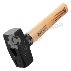 Кувалда Denzel 1500 г, кованая головка, буковая рукоятка