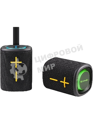 Колонка портативная Defender Union black (20Вт, 2.0 стерео, Bluetooth, питание от аккумулятора)