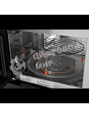 Встраиваемая микроволновая печь ZUGEL ZMO251B, черная