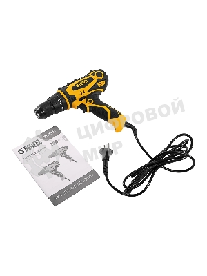 Дрель-шуруповерт Denzel ISD-300-13, 300 Вт, 40 Нм, щеточный, ударный