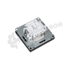 Переключатель 1-кл. ArtGallery IP44 10AX механизм карбон SE GAL441061