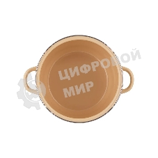 Кастрюля Appetite 1MC221P Avocado с крышкой, сферическая эмалированная 5,5 л