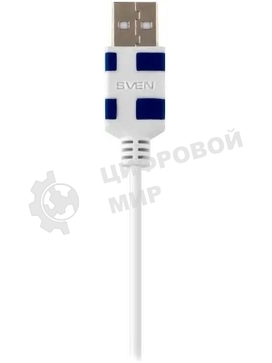Клавиатура SVEN KB-S300 проводная, USB Type-A, белый