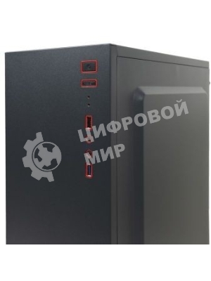Компьютерный корпус ATX Filum S20 черный, без БП, USB 3.0
