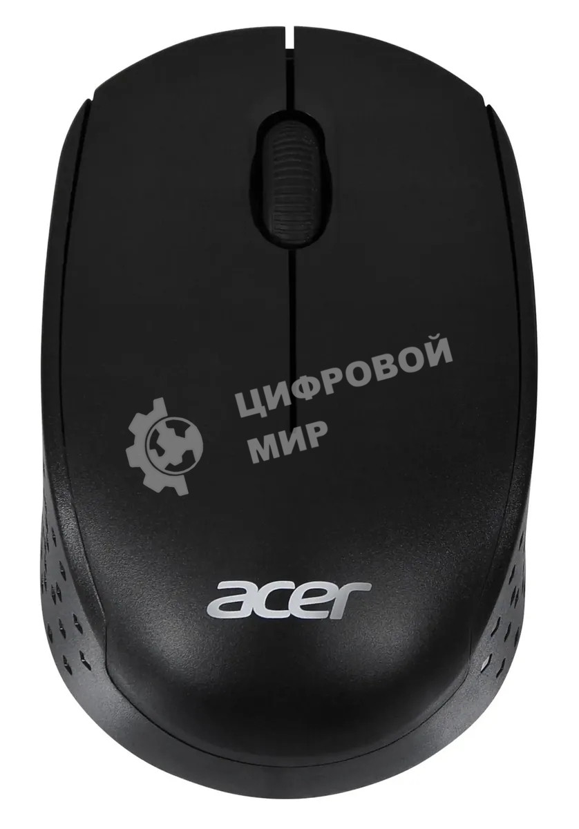 Мышь беспроводная Acer OMR020 черный, 1200 dpi, радиоканал, USB, кнопки - 3