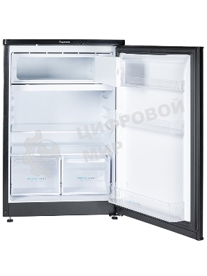 Холодильник Бирюса B508 черный однокамерный 116/34л морозилка сверху