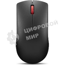 Мышь беспроводная Lenovo 150 черный, 1000 dpi, радиоканал, USB, кнопки - 3