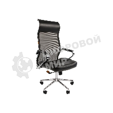 Кресло Chairman 700 черный, сетка, 120 кг, механизм качания