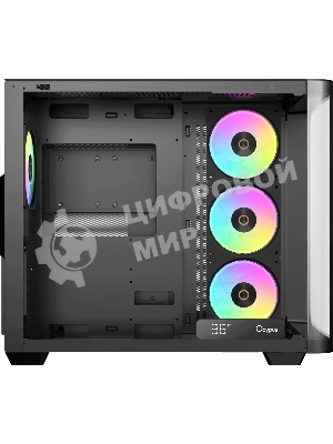 Компьютерный корпус Ocypus Iota C70 BK Curve ARGB Digital (Iota-C70-BKD400CD-GL)
