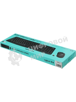 Комплект клавиатура+мышь Logitech MK295 беспроводной, USB, чёрный