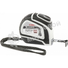 Рулетка Matrix Autostop, 3 м х 16 мм двухкомпонентный корпус