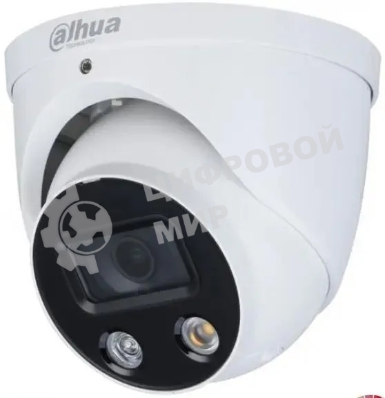 Камера видеонаблюдения IP Dahua DH-IPC-HDW3449HP-AS-PV-0280B-S5 2.8-2.8мм цв. корп.:белый/черный (DH-IPC-HDW3449HP-AS-PV-0280B)