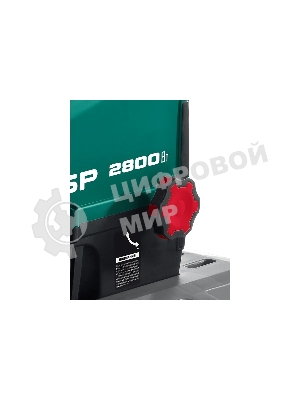 Измельчитель Зубр ЗИЭ-44-2800 садовый электрический бесшумный р/с 44мм контейнер 60л 2800Вт