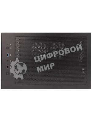Компьютерный корпус 1STPLAYER MIKU Mi7-A черный ATX 3x120мм LED fans Mi7-A-BK-2F1R-1F1