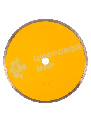 Диск алмазный сплошной Denzel супертонкий, 300 х 25,4 мм, горячее прессование, мокрое резание