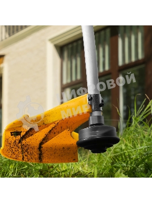 Триммер электрический Denzel TE-1100, 1100 Вт, 380 мм, катушка, разборная штанга