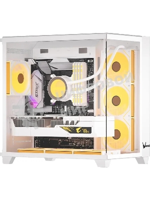 Компьютерный корпус Aerocool/Formula Crystal Z9 белый без БП ATX 7x120мм 2xUSB3.0 audio bott PSU