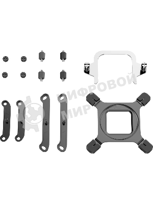 Система жидкостного охлаждения Ocypus Iota L24 WH ARGb белый 120мм алюминий+медь 2000rpm 29db 4-pin 280W