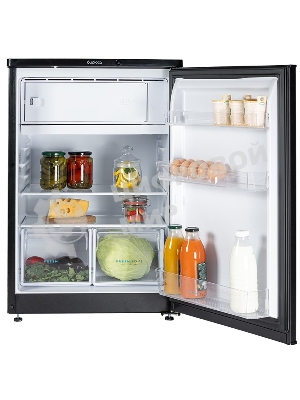 Холодильник Бирюса B508 черный однокамерный 116/34л морозилка сверху