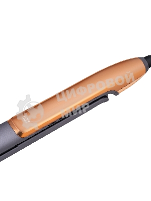 Выпрямитель для волос Polaris PHSS 2098TTi Tourmaline PROF черный/розовое золото, 22 мм, 220 °C, 5 режимов