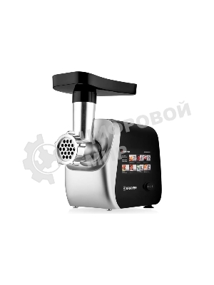 Мясорубка электрическая BRAYER BR1608 черный, 2000 Вт, 2.0 кг/мин, реверс, насадки - 8