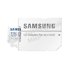 Флеш карта microSDXC 128Gb Samsung EVO Plus Class 10, A2, V30, UHS-I, W 90 МБ/с, R 160 МБ/с, MB-MC128SA/KR адаптер на SD