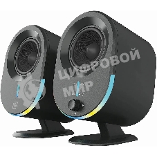 Акустическая система Оклик OK-303A 2.0 черный 20Вт BT