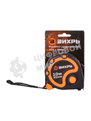 Рулетка ВИХРЬ 10мх25мм