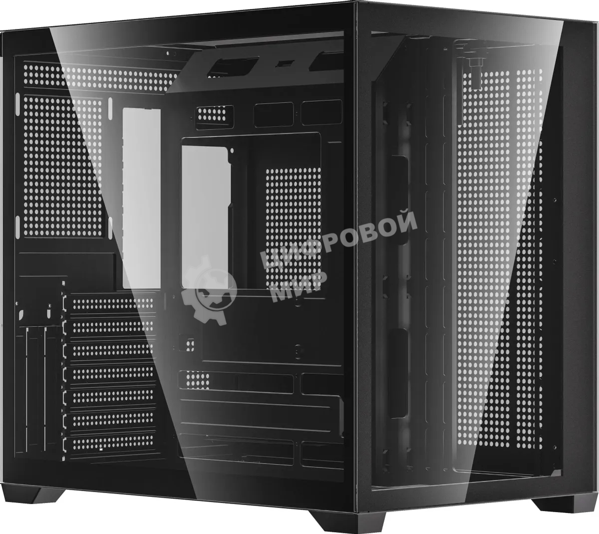 Компьютерный корпус Accord ACC-ZA06B черный без БП ATX 3x120мм 1xUSB2.0 1xUSB3.0 1xUSB3.1 audio