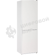 Холодильник Nordfrost NRG 152 WTM белый стекло двухкамерный 205/115 л морозилка снизу