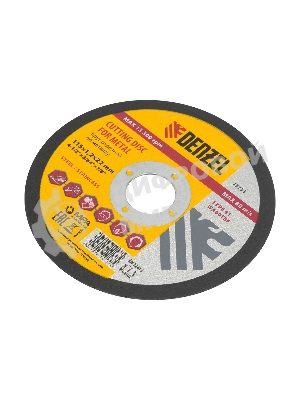 Круг отрезной по металлу Denzel WA60TBF 115х1.2х22.2мм 73753