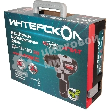 Дрель-шуруповерт ИНТЕРСКОЛ ДА-10/12В 38, 12 В, 3 Ач, 38 Нм, бесщеточный