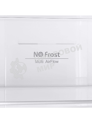 Холодильник Maunfeld MFF185NFW белый глянц. двухкамерный 211/104л морозилка снизу, No Frost