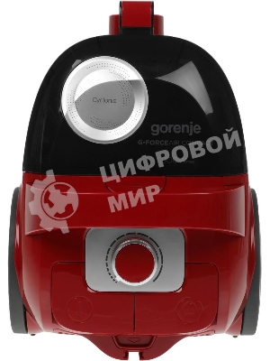 Пылесос Gorenje VC1901GACRCY черный/красный, 280/1900 Вт, уборка сухая, пылесборник контейнер 2.2 л