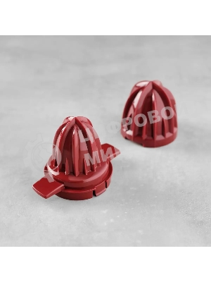 Соковыжималка Scarlett SC-JE50C08 красный/белый, цитрусовая, 25 Вт, 1200 мл, механическое