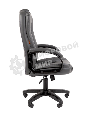 Кресло офисное Chairman 600LT чер.пласт экопремиум черный