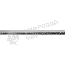 Трос стальной (DIN 3055) в оплетке ПВХ 3/4мм (1 м) ПРОМ