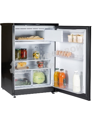 Холодильник Бирюса B508 черный однокамерный 116/34л морозилка сверху