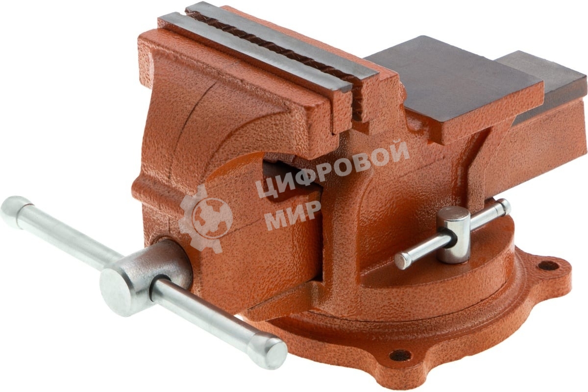 Тиски слесарные Sparta 100мм поворотные с наковальней