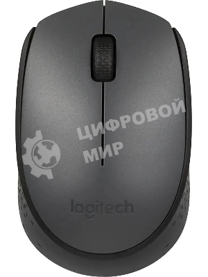 Комплект клавиатура+мышь Logitech MK235 беспроводной, USB, 1000 DPI, серый
