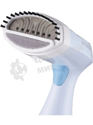 Отпариватель Hyundai H-HS03008 белый/голубой, 1500 Вт, 26 г/мин, 300 мл