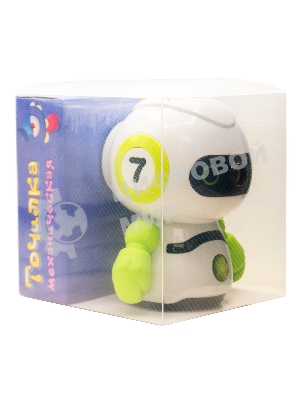 Точилка для карандашей механическая Silwerhof Robot Монстрики, 1 отверстие, пластик