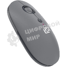 Мышь беспроводная Oklick 409MW графитовый, 1600 dpi, радиоканал, Bluetooth, USB, кнопки - 4