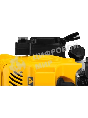 Триммер бензиновый Denzel DT-52E, 52 см3, неразъемная штанга, электростартер, состоит из 2 частей