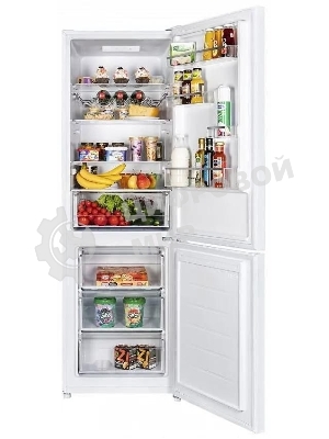 Холодильник Maunfeld MFF185SFW белый двухкамерный 213/104л морозилка снизу